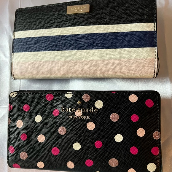 Kate Spade Black and Navy Wallet Set of Two wallets NWOT. Never used. Brand new. - Picture 5 of 5